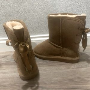 Brown bearpaw boots